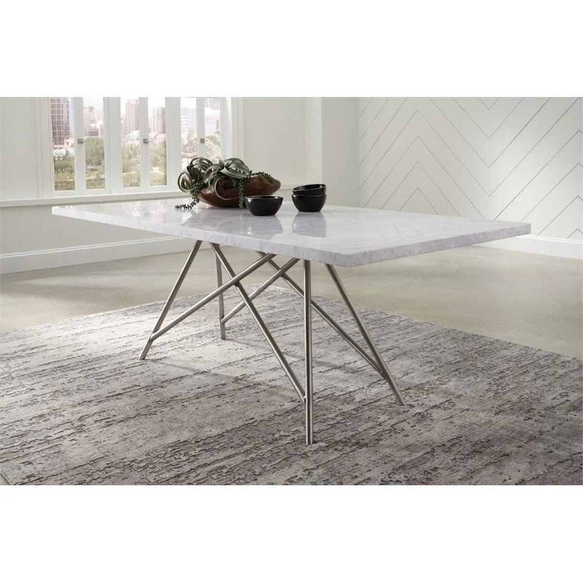 Coral Marble Top Dining Table Z751