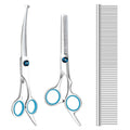 Dog Grooming Scissors with Safety Round Tips Titanium P586