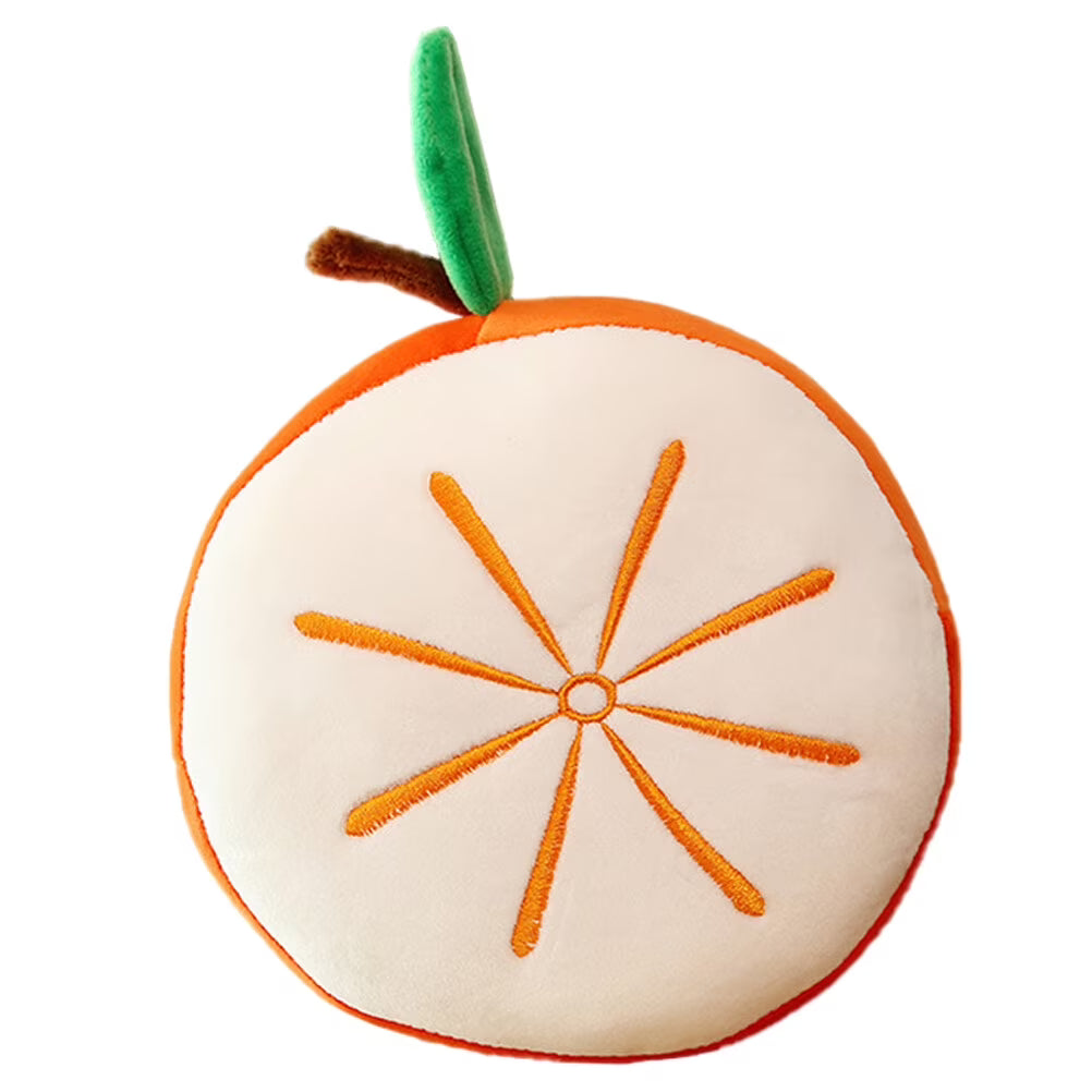 25cm Simulation Lemon Throw Pillow Plush Stuffed Toy Orange I228