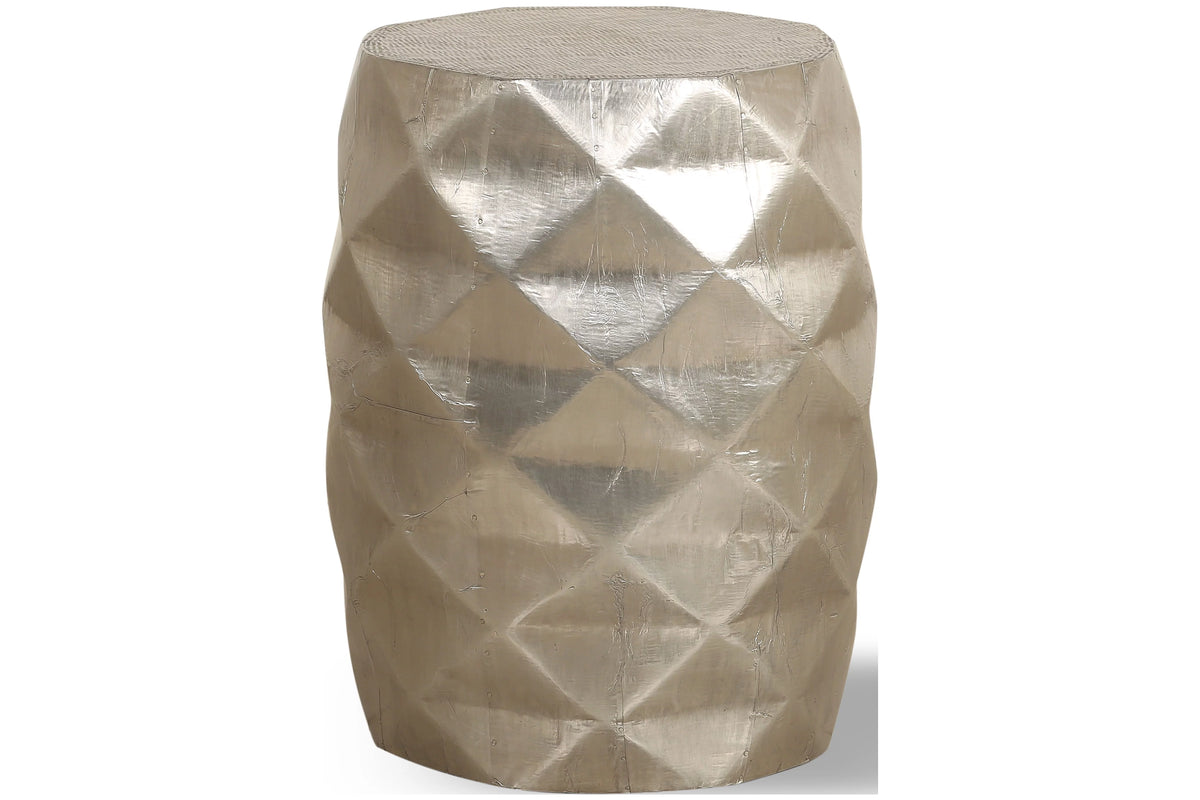 Modern Geometric Metal End Table C5953