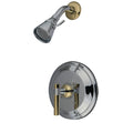 Polished Chrome Polished Brass Single Handle Shower Faucet Y66158