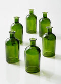 Green Medicine Bottle Bud Table Vase X83674