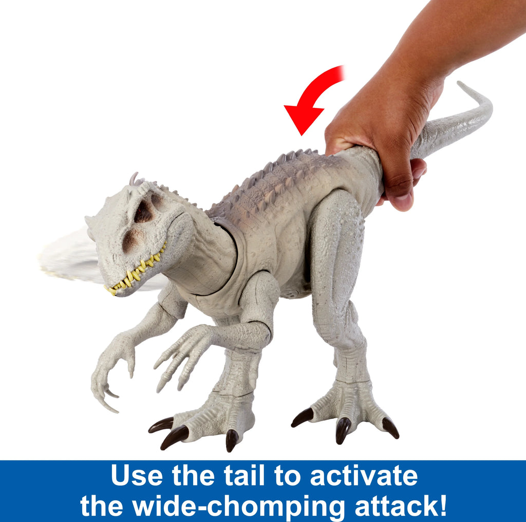 Camouflage Indominus Rex Dinosaur Action Figure with Lights, Sound & Motion Y82676