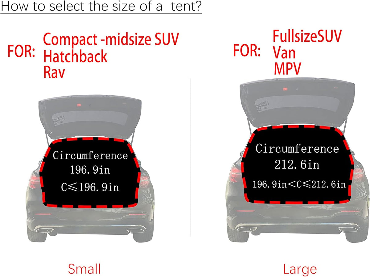 Yellow Waterproof Awning Tent for SUV F897028