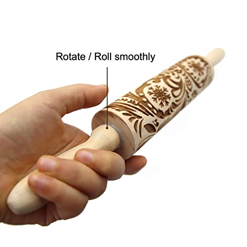 Embossed Rolling Pins H733808