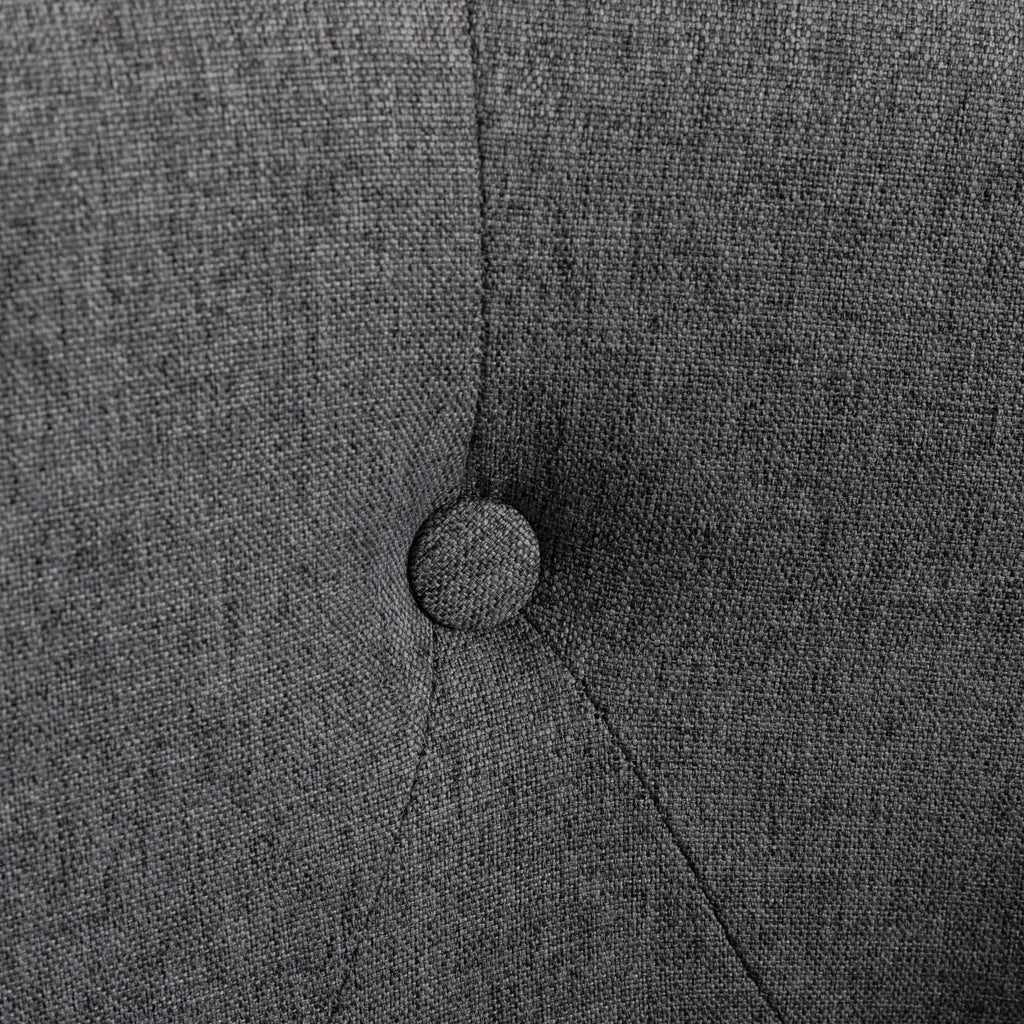 Linen Fabric Tufted Barrel Chair V798