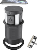 Automatic Pop up Power Outlet with Wireless Charger, 2 USB Port, RJ45 and HDMI Port T18318