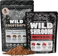 Organic Mushroom Cacao Mix 8oz & Mushroom Blend 4oz Bundle W921