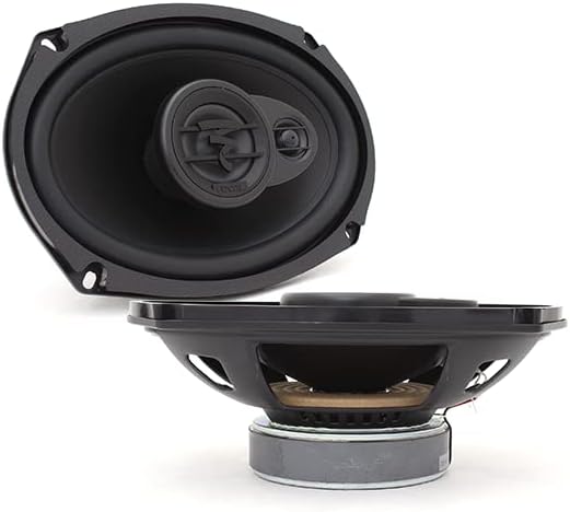 6" x 9" 80W RMS 3-Way 4 Ohm Coaxial Speakers O373