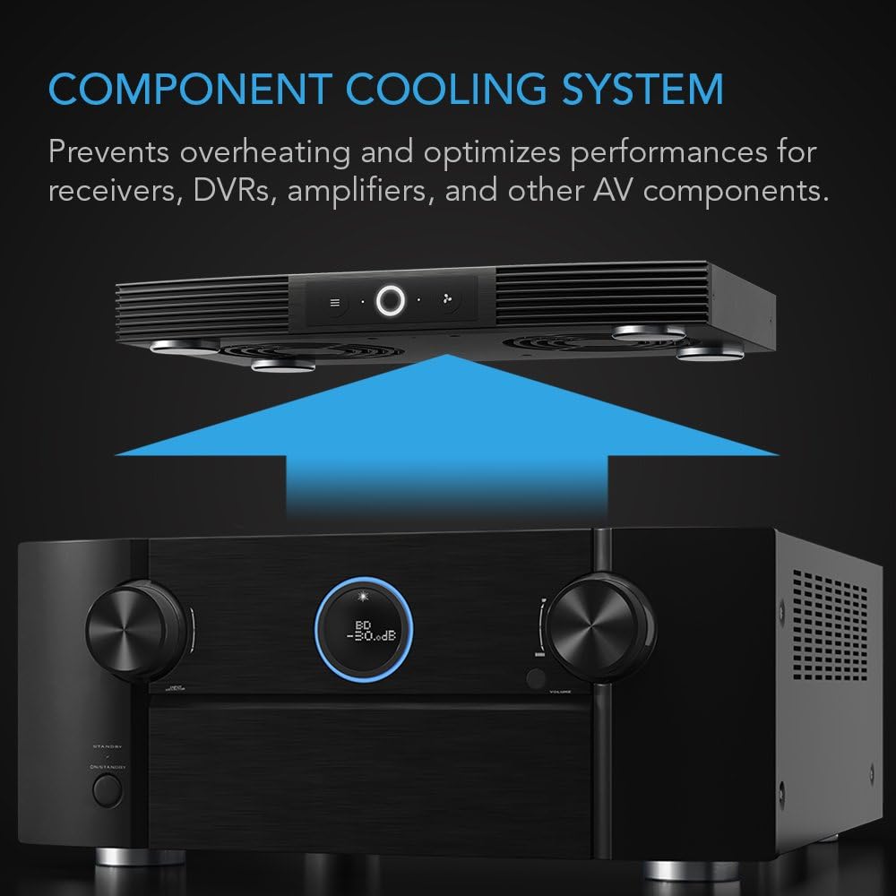 Quiet Cooling Fan System for AV Cabinet Components V277