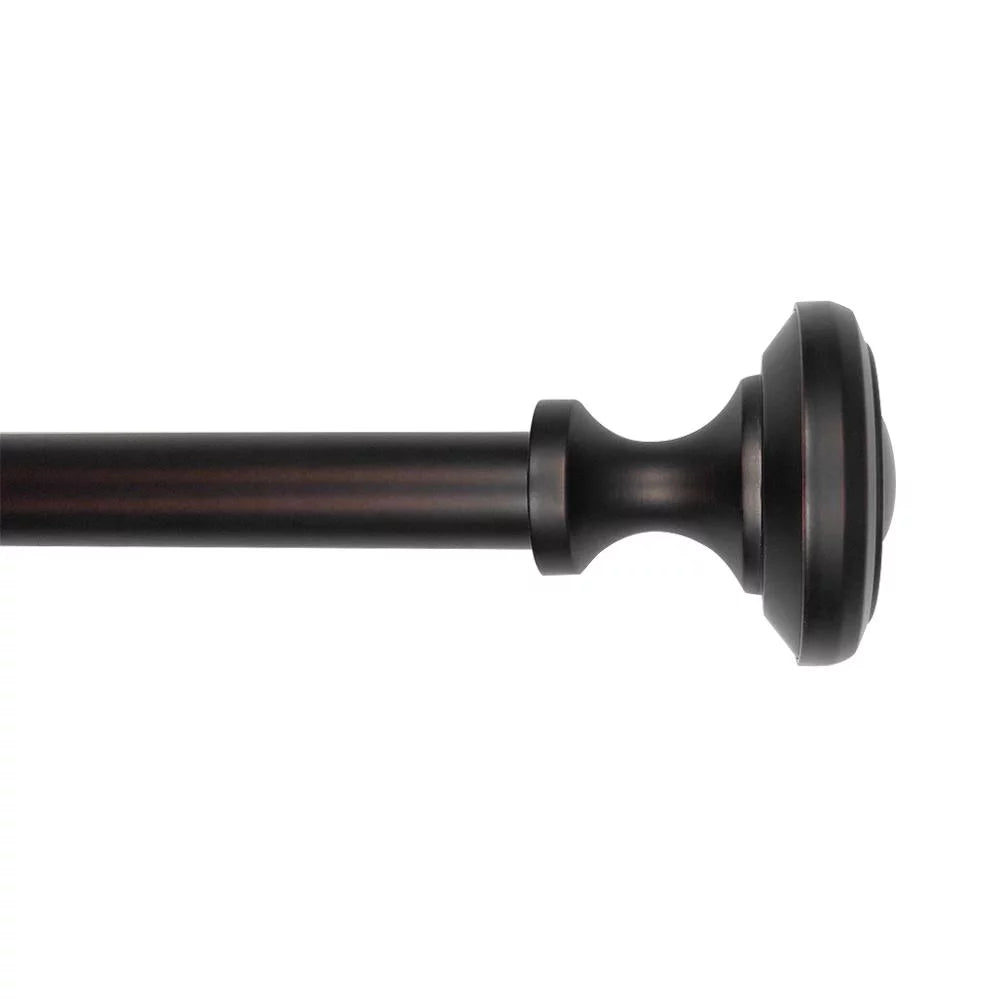 1" Oil Rubbed Bronze Single Curtain Rod A37011