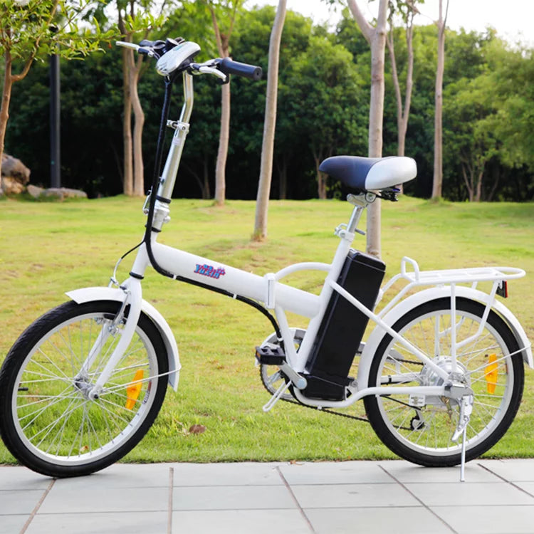 20" Folding Electric Bike with Removable Lithium-Ion Battery, 250W, Blue C770373