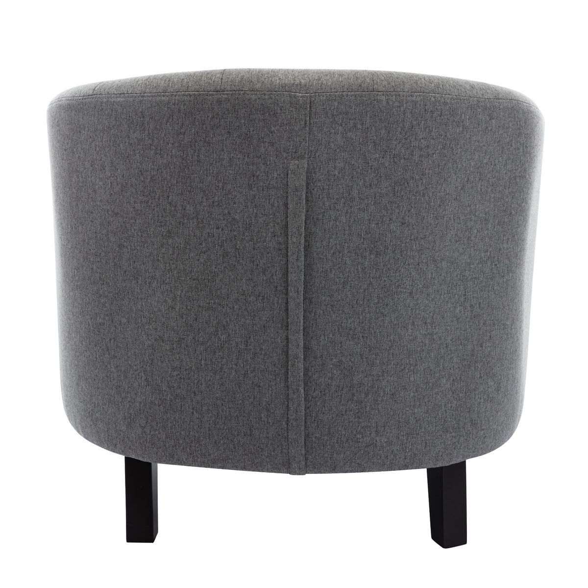 Linen Fabric Tufted Barrel Chair V798