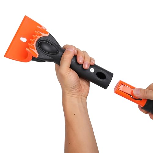 Extendable Snow Brush with Detachable Ice Scraper S7601