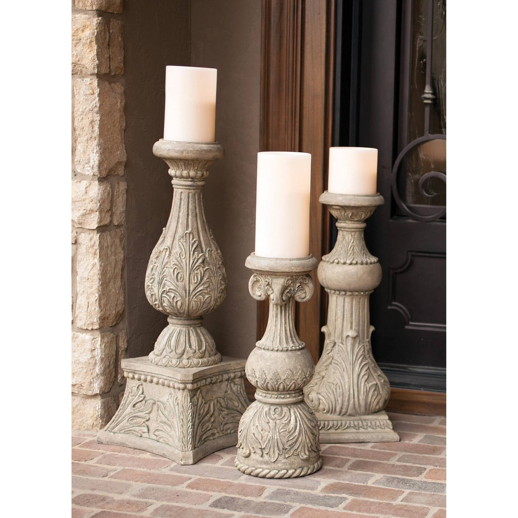 30in Floor Candlestick D5625