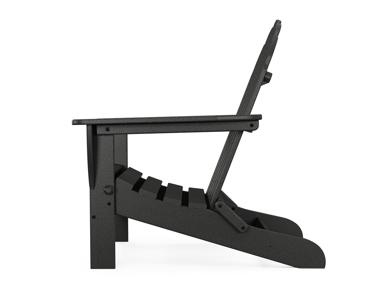 Black 3-Piece Folding Adirondack Set X7878