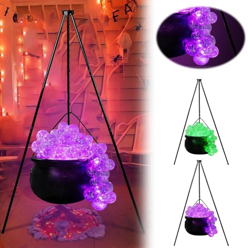 4.5FT Light-up Witch Cauldron on Tripod N4987