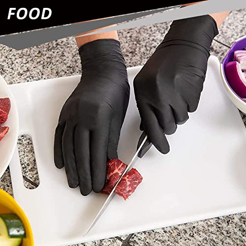 Nitrile Gloves, 4mil-100 Count, Latex Free Disposable Gloves O167