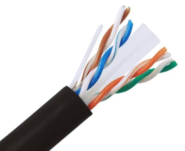 23 AWG Black Cat6a Riser Ethernet Cable Y322063