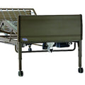 Manual Bed with Innerspring Mattress and Full-Length Side Rails O586