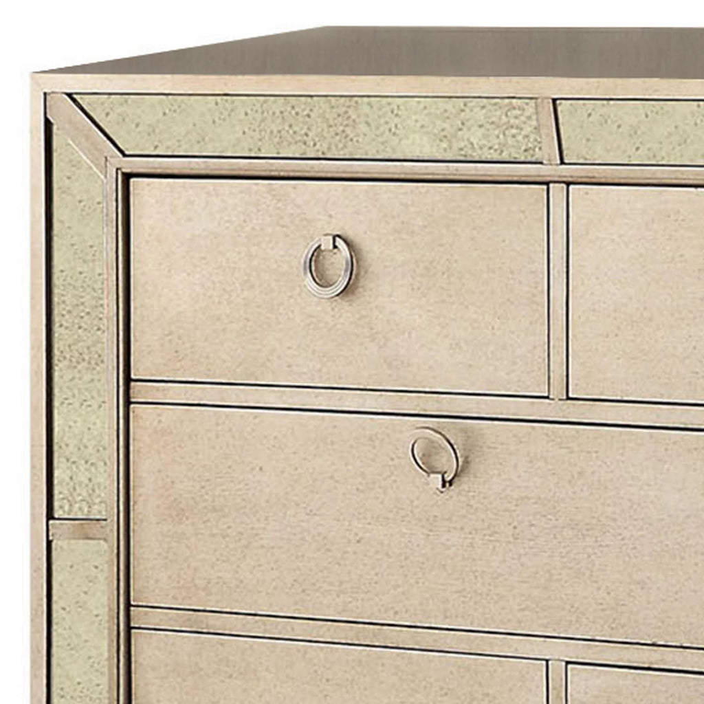 68 in. 8 Drawer Dresser with Mirror Trim Z5889