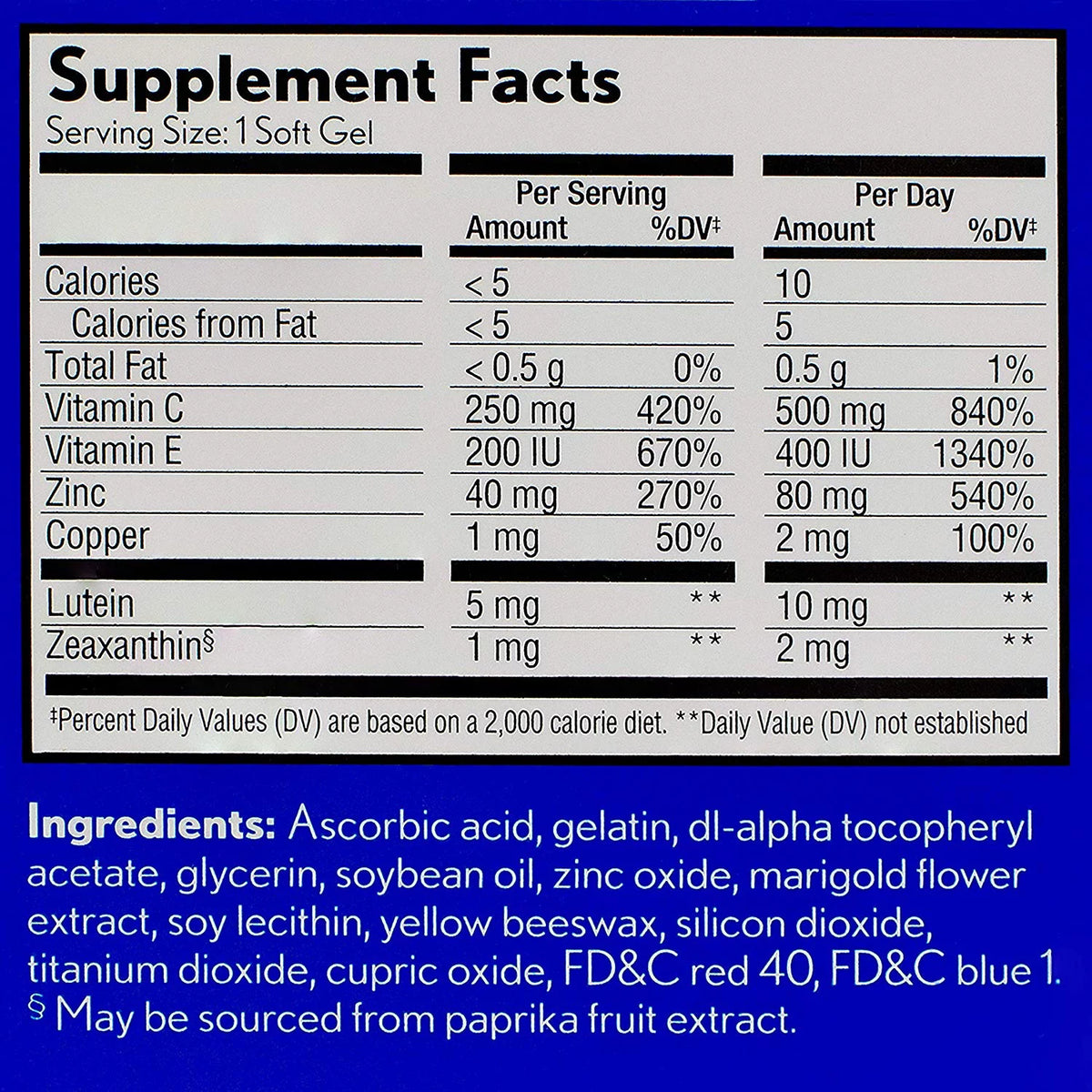 Soft Gels 120 Ct Vitamin & Mineral Supplement W271825