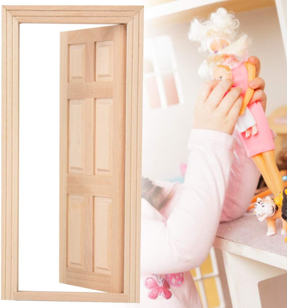 1:12 Doll House Mini Wooden Door Set Y74339