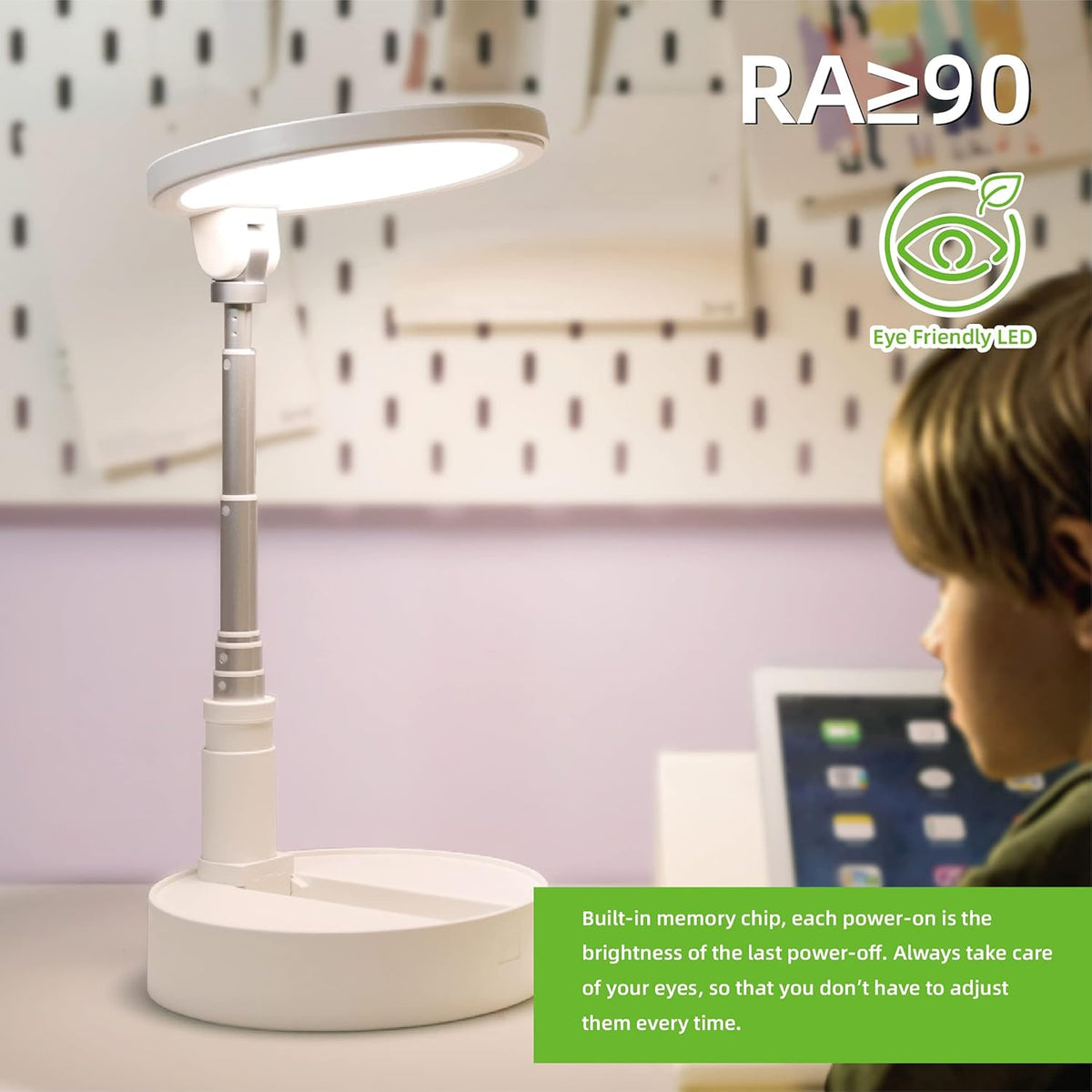 Table Lamp, Telescopic, Foldable, 5 Brightness, 3 Color Mode I1063