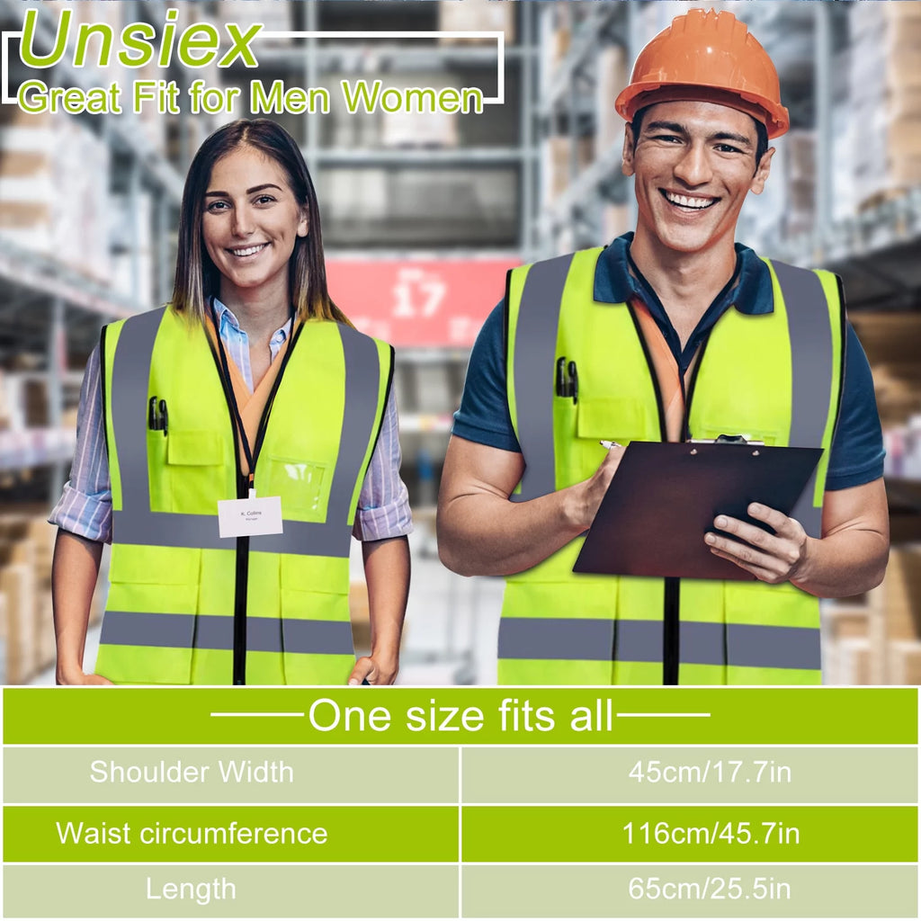 Reflective Vest with 6pcs Ice Packs D3001
