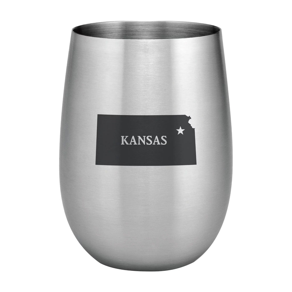 4-Piece 18/8 Stainless Steel 20 oz. Stemless Wine Glass M678015
