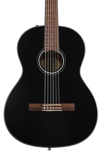 Black Nylon String Acoustic Guitar D438