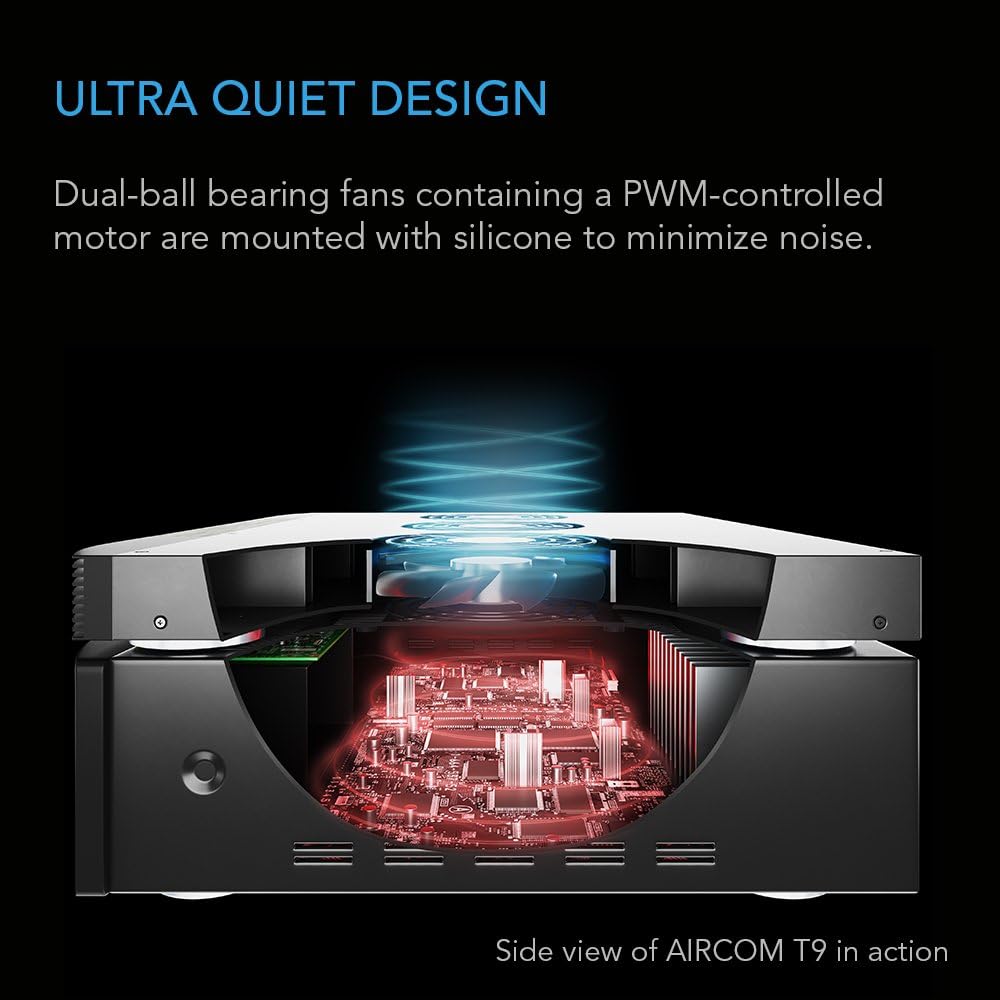 Quiet Cooling Fan System for AV Cabinet Components V277