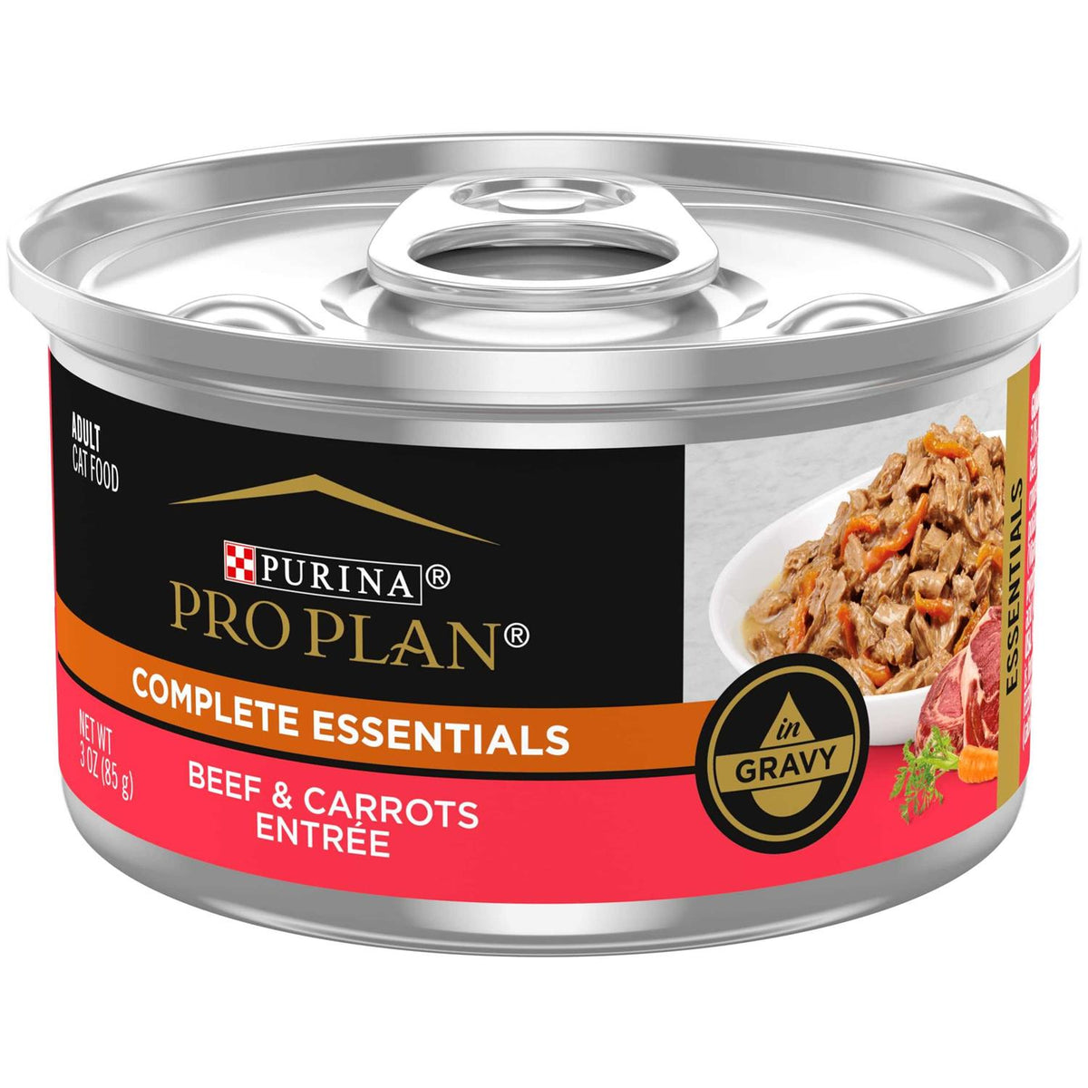 Beef & Carrots Entree in Gravy Canned Cat Food J976988