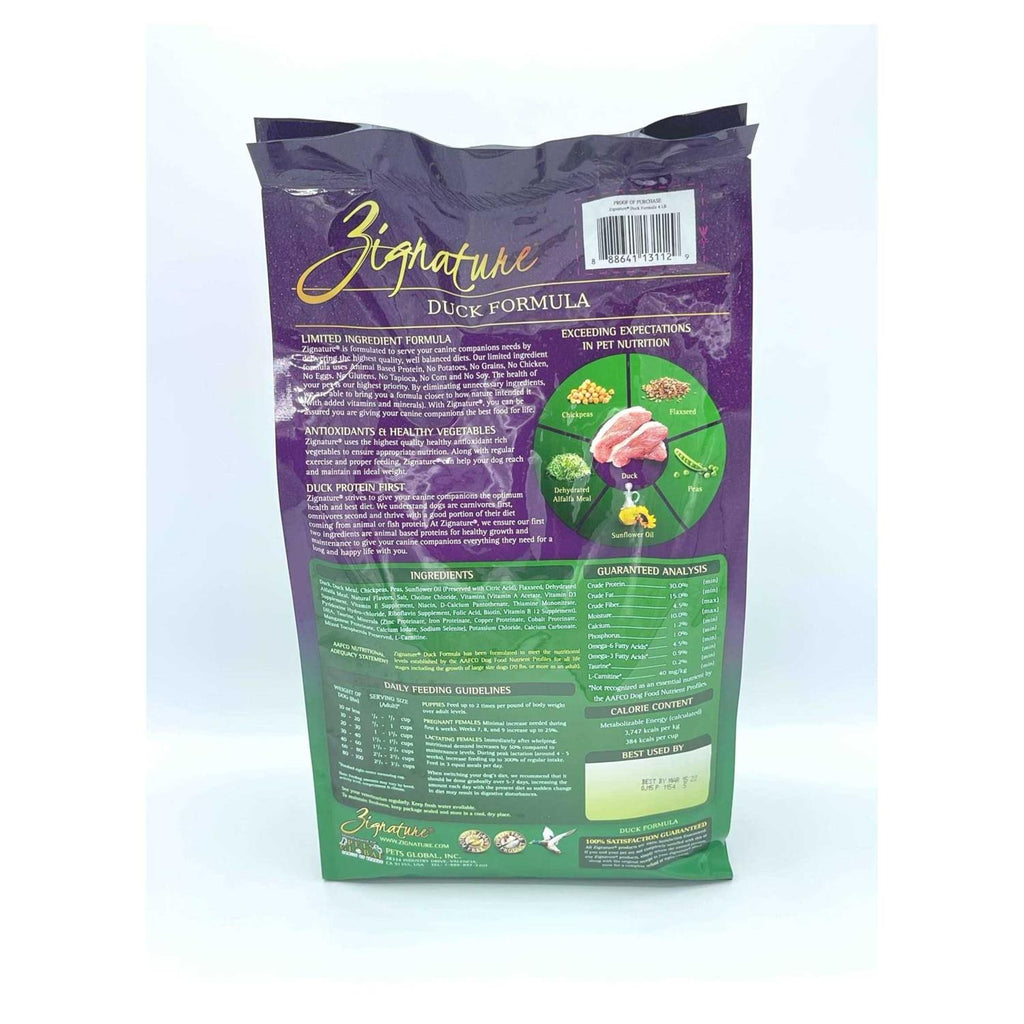 Duck Dry Dog Food Limited Ingredient Formula X788555