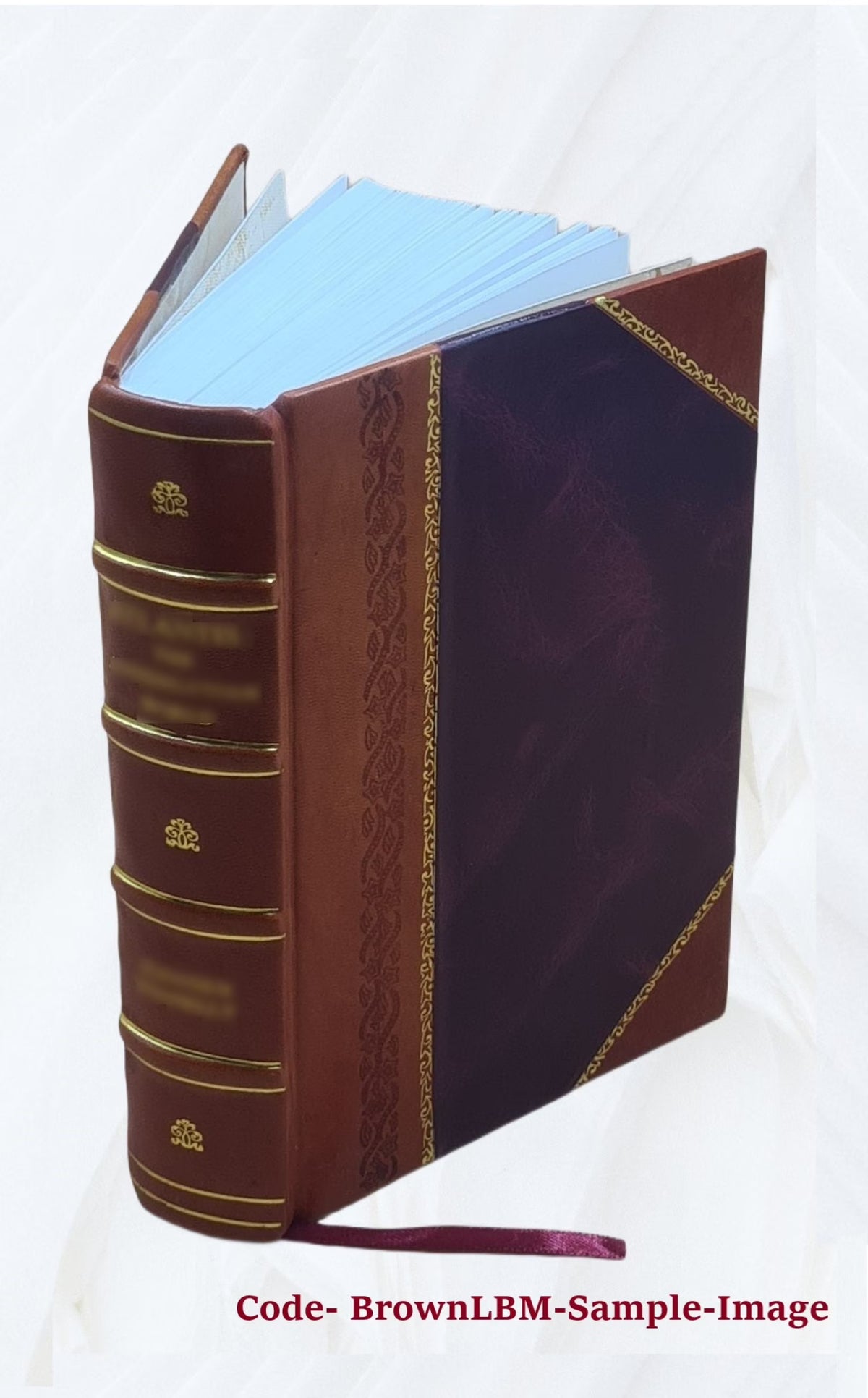 Leather Bound Book Q7987