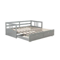 Gray Twin Daybed with Drawers Q507197