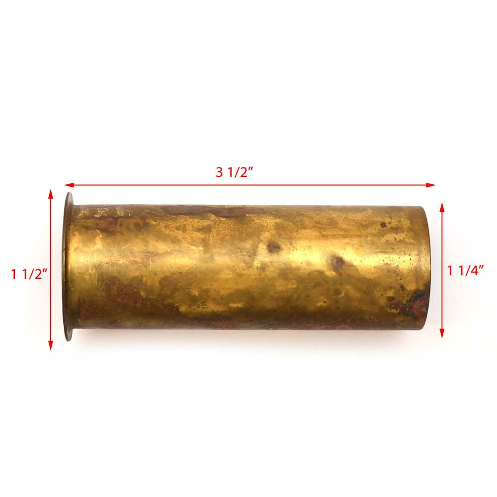Brass Boat Transom Drain Tube 3 1/2 x 1 1/2 Inch Q188