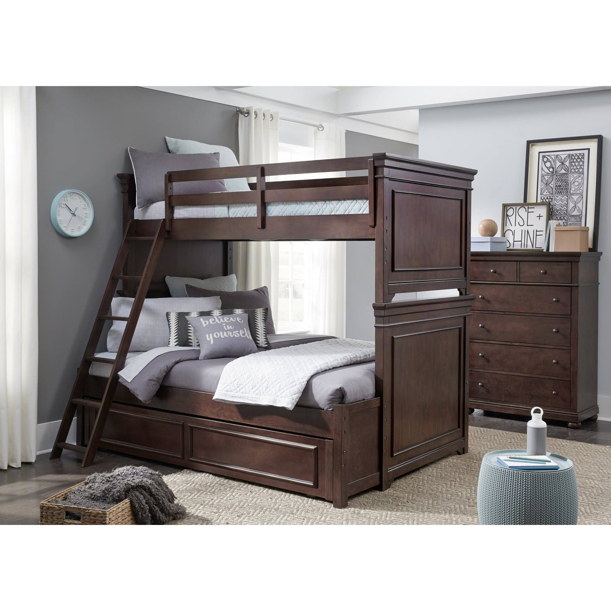 Warm Cherry Kids Trundle/Storage Drawer Y840