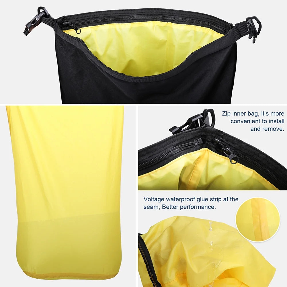 Waterproof Motorcycle Saddle Rack Trunk Luggage Bag V5727