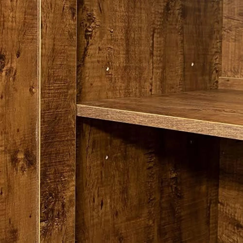 Mid-Century Coffee Cabinet Sideboard Buffet Accent Console Table Oak N3386