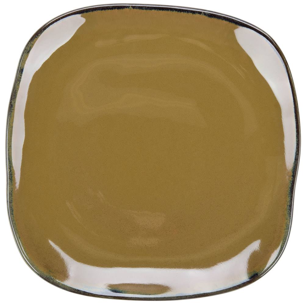 11 in. Vitrified China Square Plate C473