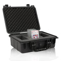 Graded Card Storage Box Weatherproof Impact Absorbing Foam Slots Large Black Z625284