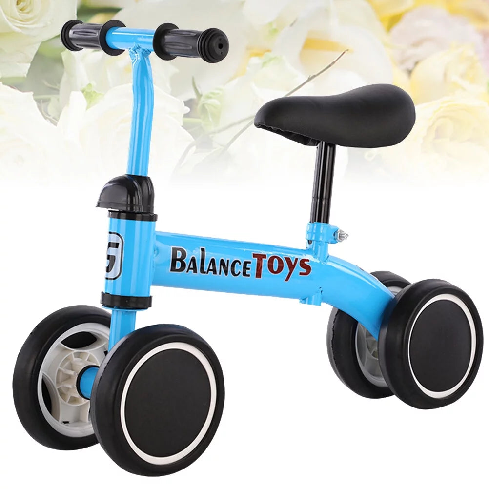 4 Wheels Blue Balance Bike D608