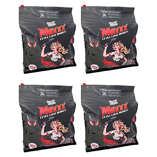 All Natural Hardwood Charcoal Briquets, 10 Pound 4 Pack H126022