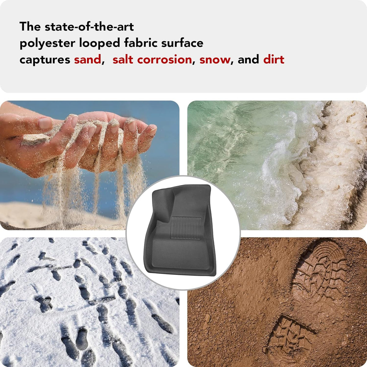 3D All-Weather Waterproof Floor Liners Set Z1099