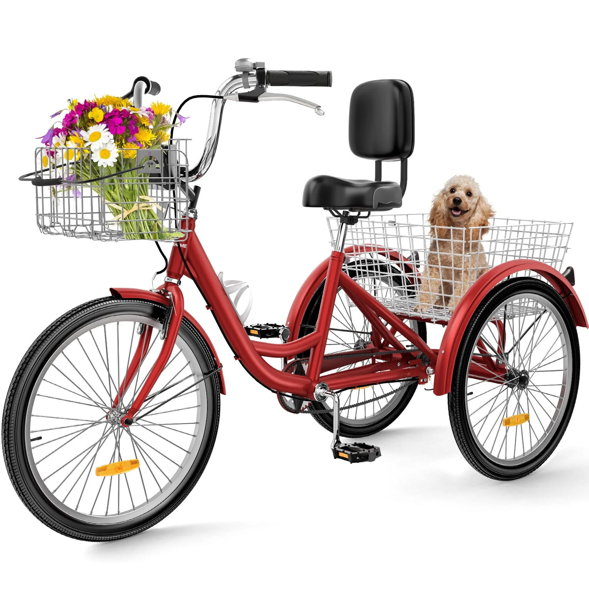 Blue 26 Adult Tricycle 3 Wheel Bike U7029