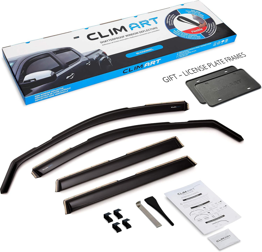 Dark Smoke Window Deflectors 4 pcs V55710