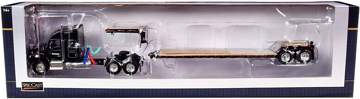 1:64 Diecast Model Tractor Truck with Lowboy Trailer N54123