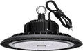LED High Bay Light 150W 21000 LM 5000K Daylight IP65 Waterproof Non-Dim UFO Commercial Warehouse Lighting Fixture R7385