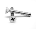 #10-32 x 1 1/2" Fine Thread Machine Screw Phillips Flat Head Low Carbon Steel Zinc Plated Pk 2000 L830
